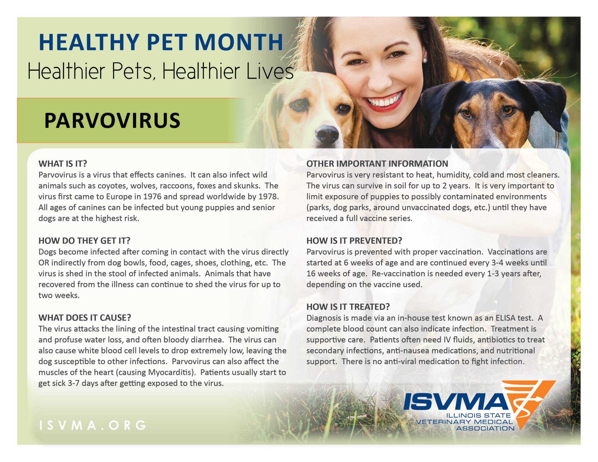 Healthy Pet Month Client Handouts - Illinois State Veterinary Medical  Association
